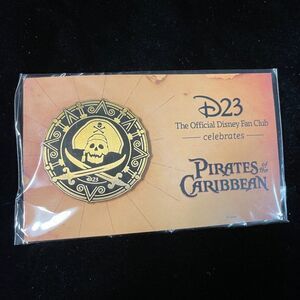 2017 D23 Disney Pirates of the Caribbean Pin - New on card